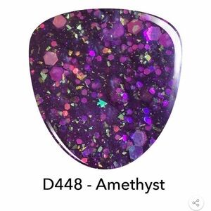 “Amethyst” Glitter Nail Dip from Revel